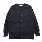 New Balance Tokyo Design Studio JMTL9552 Knit Cardigan Black Wool Blend Made in Japan S