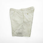 Polo by Ralph Lauren 100% Linen Pleated Shorts Ivory Size 36 Made in Philippines