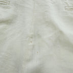 Polo by Ralph Lauren 100% Linen Pleated Shorts Ivory Size 36 Made in Philippines