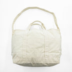 L.L.Bean Cotton Canvas 2-Way Tote Bag Natural Made in Vietnam