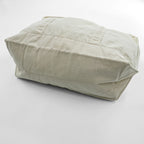 L.L.Bean Cotton Canvas 2-Way Tote Bag Natural Made in Vietnam