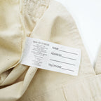 L.L.Bean Cotton Canvas 2-Way Tote Bag Natural Made in Vietnam