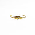 Vintage Tuareg Style Brass Cuff Bracelet バングル 真鍮 ブラス ゴールド 彫金 トライバル