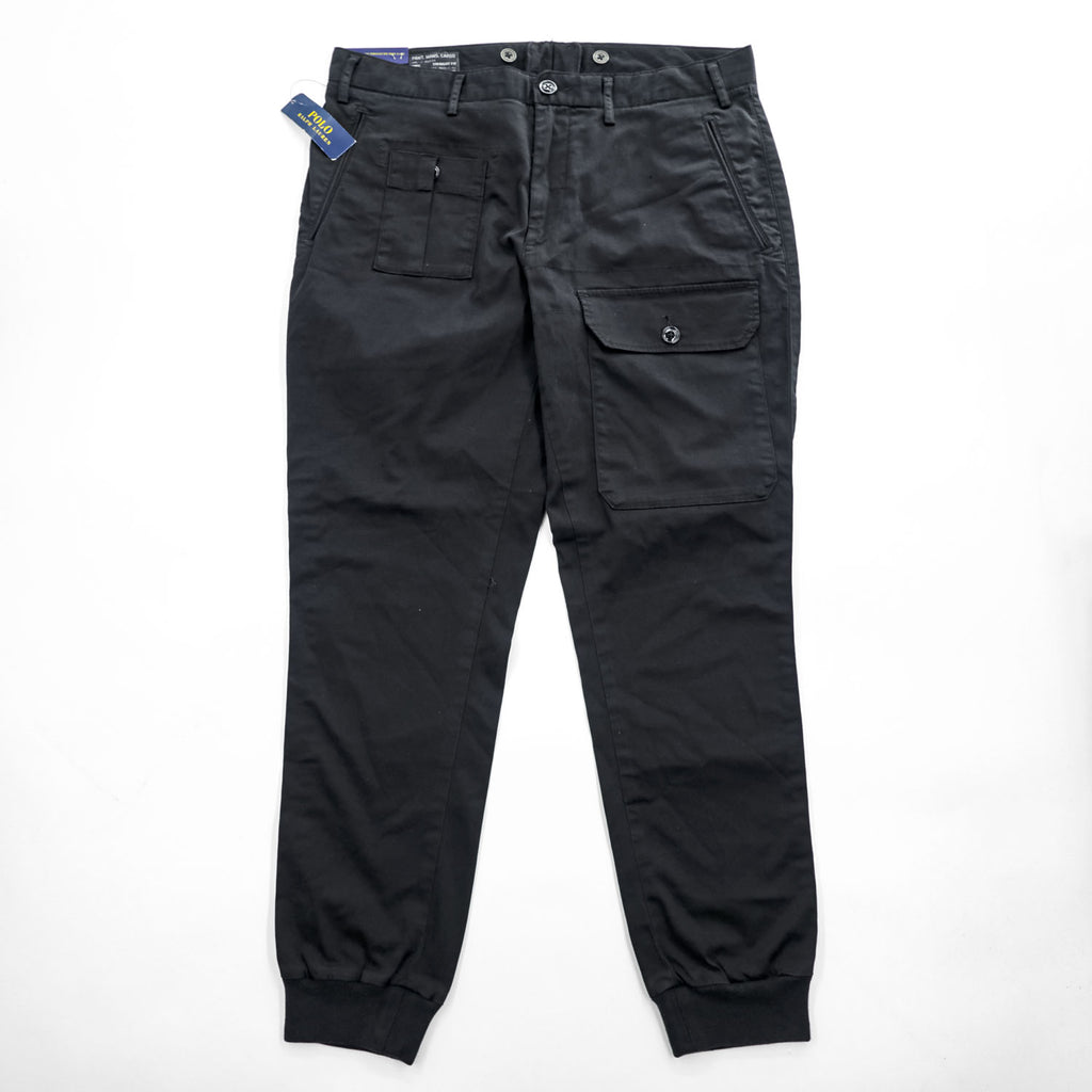 Polo Ralph Lauren カーゴ ジョガーパンツ L ブラック ストレッチ STRETCH STRAIGHT FIT 未使用品