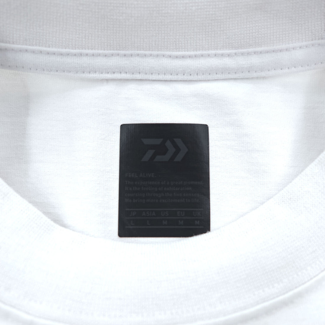DAIWA PIER39 テックドローストリング Tシャツ TECH DRAWSTRING S/S TEE L ホワイト ドローコード BE-41024