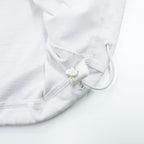 DAIWA PIER39 テックドローストリング Tシャツ TECH DRAWSTRING S/S TEE L ホワイト ドローコード BE-41024