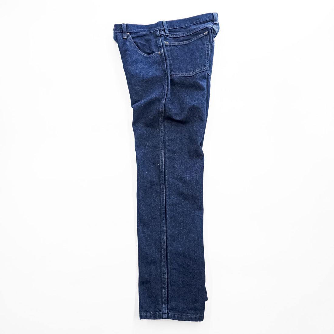 RUSTLER ( Wrangler ) デニムパンツ ジーンズ M インディゴ ブルー リジッド 濃紺 1087619PW