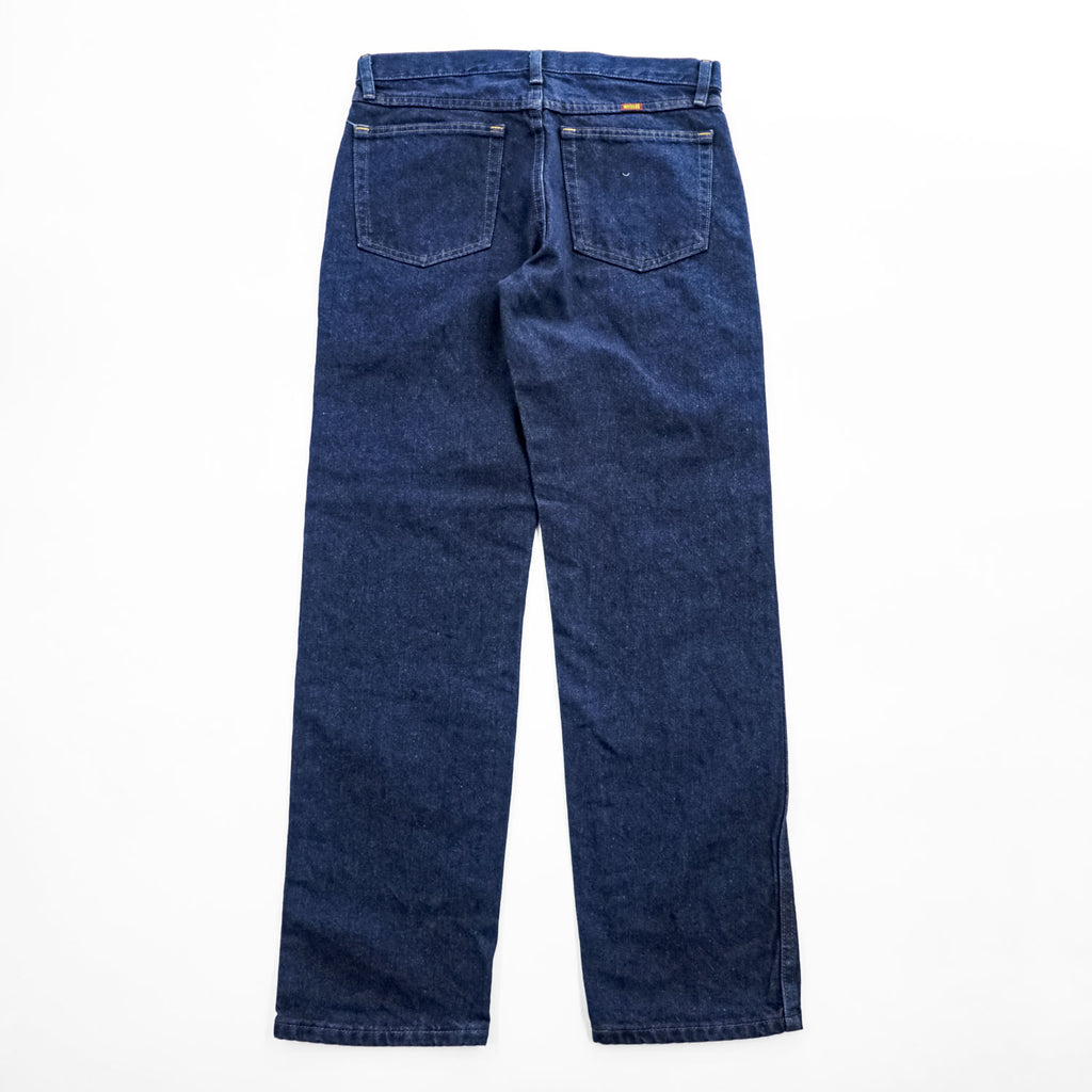 RUSTLER ( Wrangler ) デニムパンツ ジーンズ M インディゴ ブルー リジッド 濃紺 1087619PW