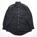 Levi's 90年代 ヴィンテージ 長袖デニムシャツ M ブラック RED TAB JEANS メタルボタン 60560-1361