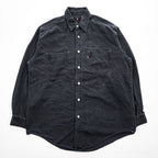 Levi's 90年代 ヴィンテージ 長袖デニムシャツ M ブラック RED TAB JEANS メタルボタン 60560-1361