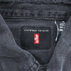 Levi's 90年代 ヴィンテージ 長袖デニムシャツ M ブラック RED TAB JEANS メタルボタン 60560-1361