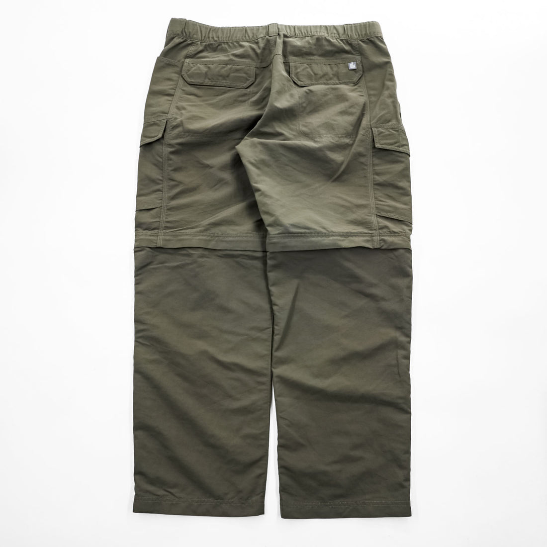 THE NORTH FACE アウトドア コンバーチブルパンツ 2WAY ショートパンツ L カーキ グリーン 防水  ワイド ベルト付 A4J0