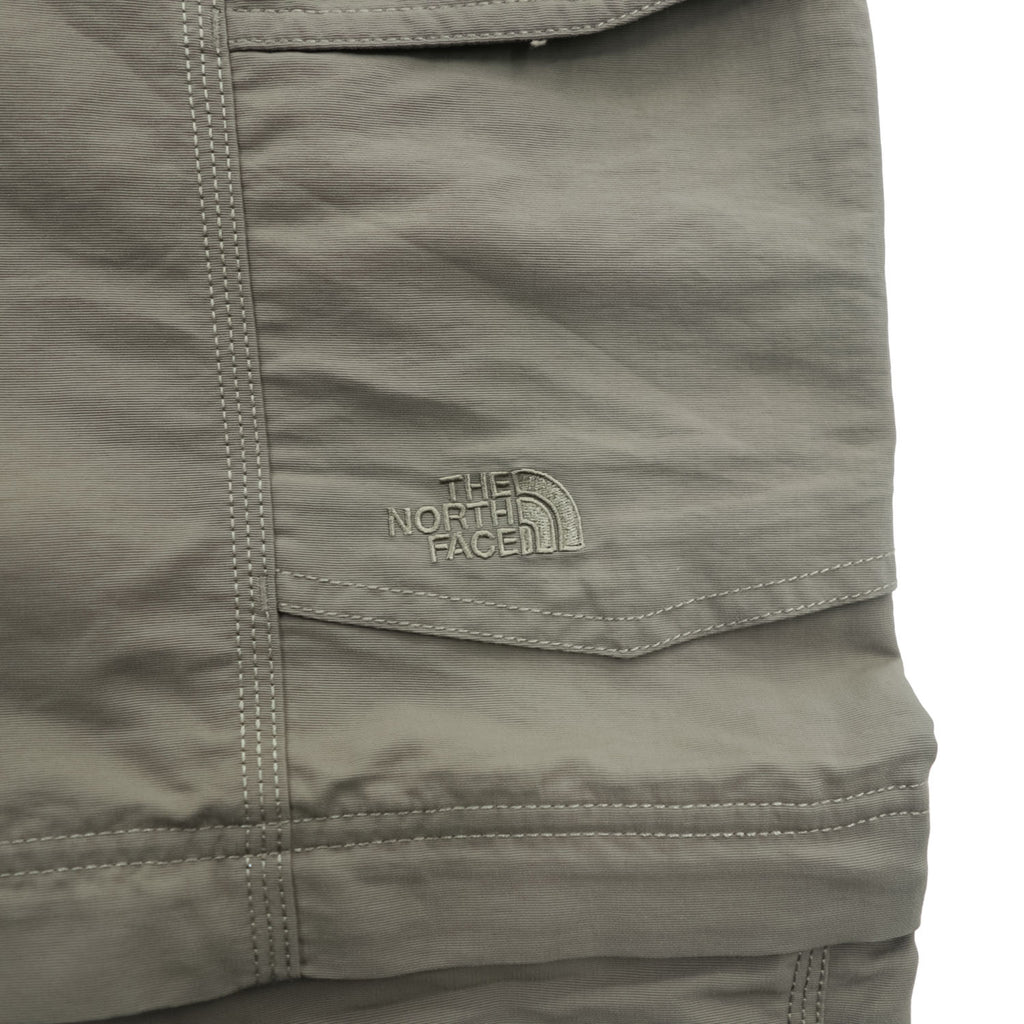 THE NORTH FACE アウトドア コンバーチブルパンツ 2WAY ショートパンツ L カーキ グリーン 防水  ワイド ベルト付 A4J0