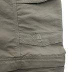 THE NORTH FACE アウトドア コンバーチブルパンツ 2WAY ショートパンツ L カーキ グリーン 防水  ワイド ベルト付 A4J0