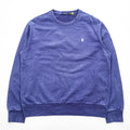 Polo Ralph Lauren クルーネック スウェット トレーナー L ブルー スモールポニー ロゴ 刺繍 トルコ製
