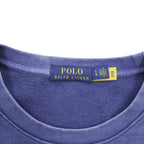 Polo Ralph Lauren クルーネック スウェット トレーナー L ブルー スモールポニー ロゴ 刺繍 トルコ製