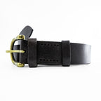 BEAUTY&YOUTH UNITED ARROWS 英国製 ブライドルレザー ベルト ブラウン ゴールド バックル イギリス製