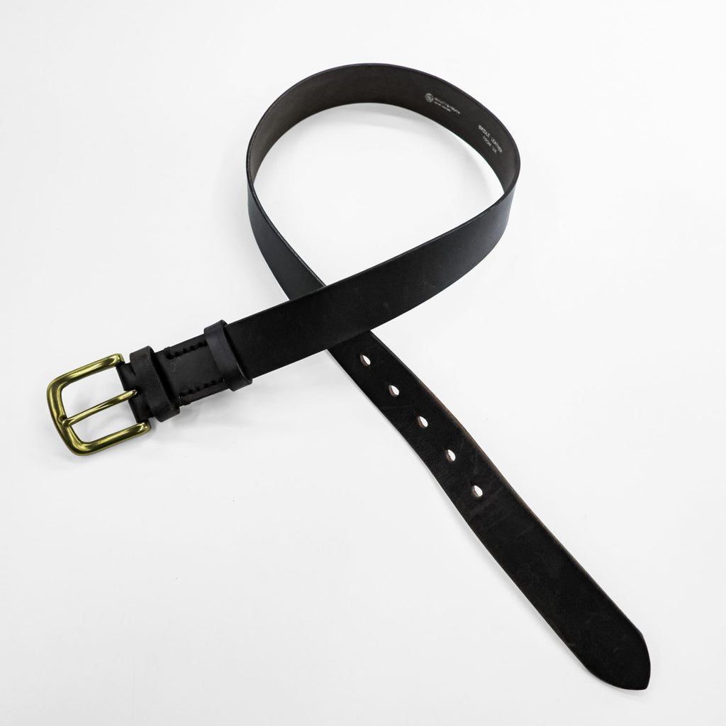 BEAUTY&YOUTH UNITED ARROWS 英国製 ブライドルレザー ベルト ブラウン ゴールド バックル イギリス製