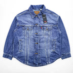Levi's デニム トラッカージャケット Gジャン XS インディゴ ブルー オーバーサイズ PREMIUM A0811-0000 未使用品