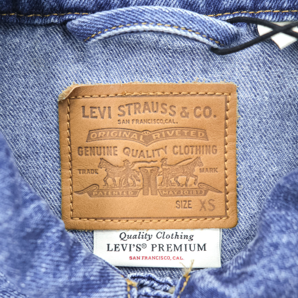 Levi's デニム トラッカージャケット Gジャン XS インディゴ ブルー オーバーサイズ PREMIUM A0811-0000 未使用品