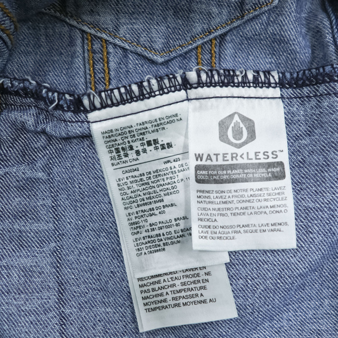 Levi's デニム トラッカージャケット Gジャン XS インディゴ ブルー オーバーサイズ PREMIUM A0811-0000 未使用品