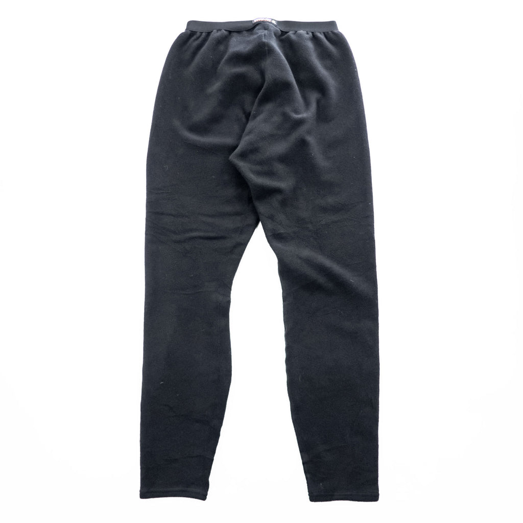 Patagonia USA製 CAPLINE アウトドア フリースアンダーパンツ レギンス インナータイツ L ブラック ベースレイヤー 43502