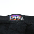 Patagonia USA製 CAPLINE アウトドア フリースアンダーパンツ レギンス インナータイツ L ブラック ベースレイヤー 43502