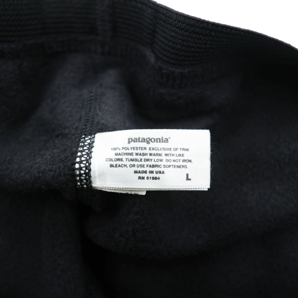 Patagonia USA製 CAPLINE アウトドア フリースアンダーパンツ レギンス インナータイツ L ブラック ベースレイヤー 43502