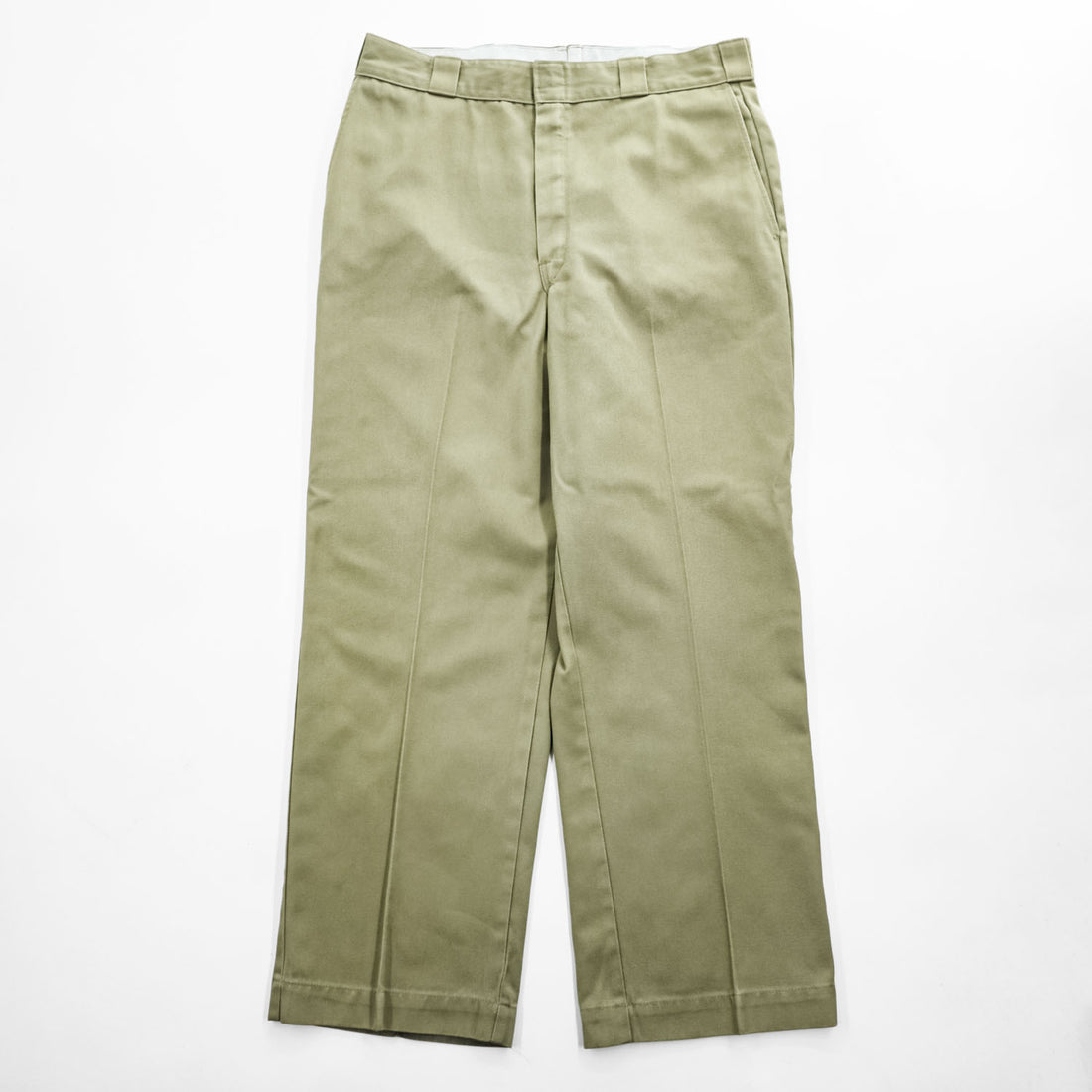 Dickies 90年代 USA製 ヴィンテージ 874 ワークパンツ チノパンツ L ベージュ 圧着タグ TALONジップ S874A
