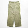 Dickies 90年代 USA製 ヴィンテージ 874 ワークパンツ チノパンツ L ベージュ 圧着タグ TALONジップ S874A