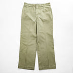 Dickies 90年代 USA製 ヴィンテージ 874 ワークパンツ チノパンツ L ベージュ 圧着タグ TALONジップ S874A