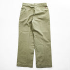 Dickies 90年代 USA製 ヴィンテージ 874 ワークパンツ チノパンツ L ベージュ 圧着タグ TALONジップ S874A