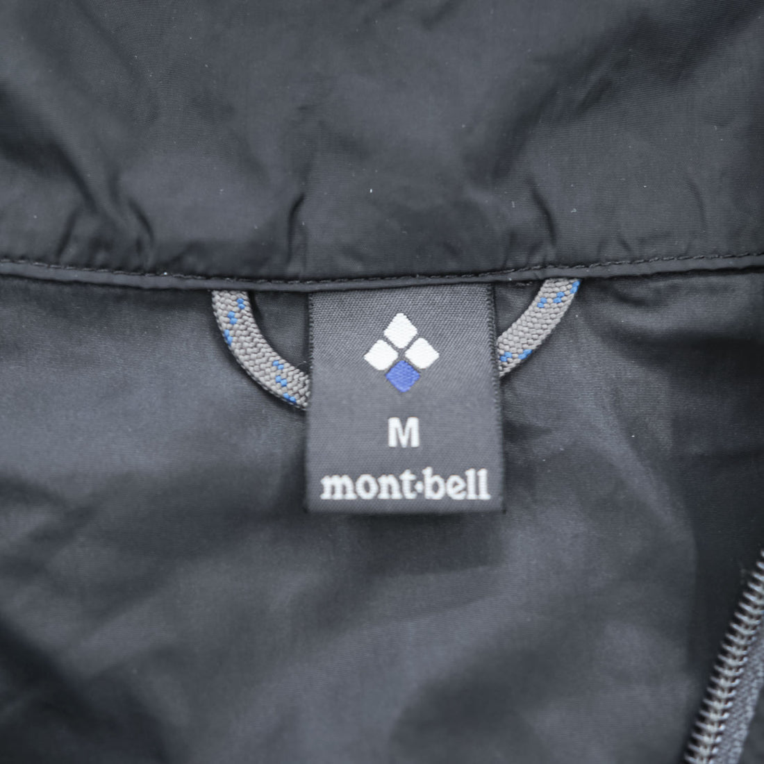 mont-bell ウインドブラスト パーカ マウンテンパーカー M ブラック ドローコード 1103242