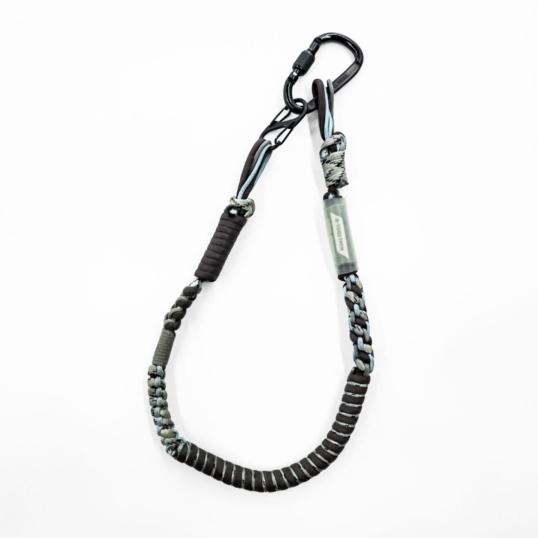 B:TOGETHER ウォレットコード ROPE カラビナ ストラップ ブラウン 日本製