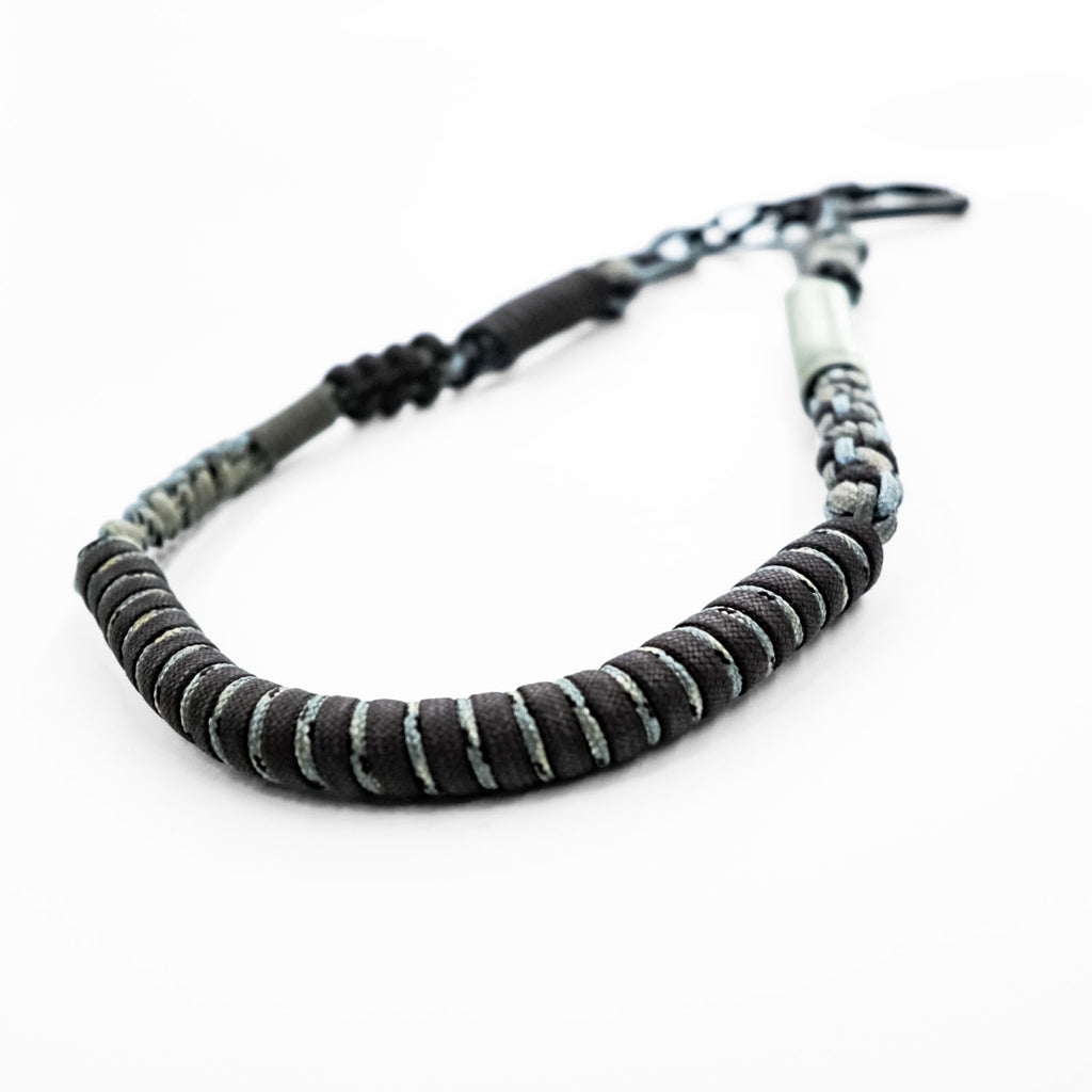 B:TOGETHER ウォレットコード ROPE カラビナ ストラップ ブラウン 日本製