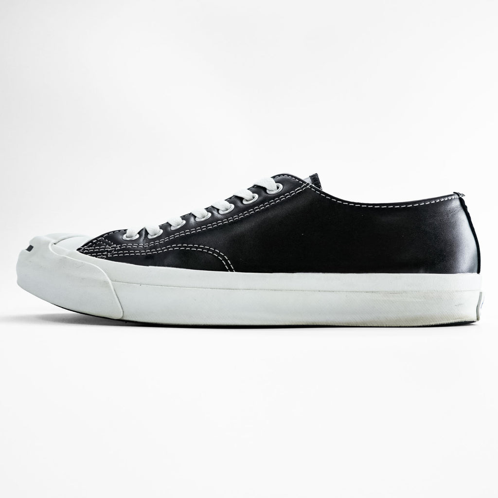 CONVERSE ジャックパーセル Jack Purcell レザースニーカー 27cm ブラック 1B985