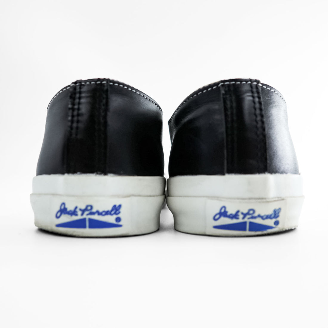 CONVERSE ジャックパーセル Jack Purcell レザースニーカー 27cm ブラック 1B985