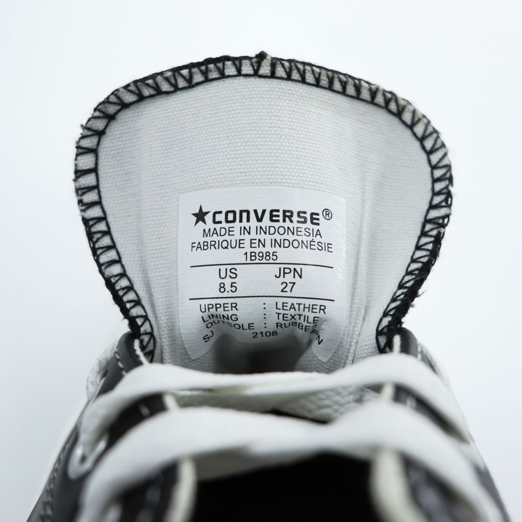 CONVERSE ジャックパーセル Jack Purcell レザースニーカー 27cm ブラック 1B985