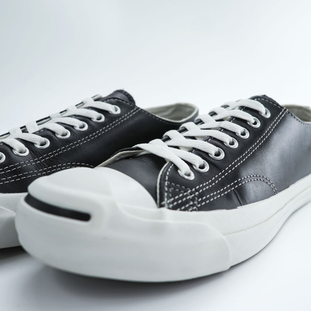 CONVERSE ジャックパーセル Jack Purcell レザースニーカー 27cm ブラック 1B985