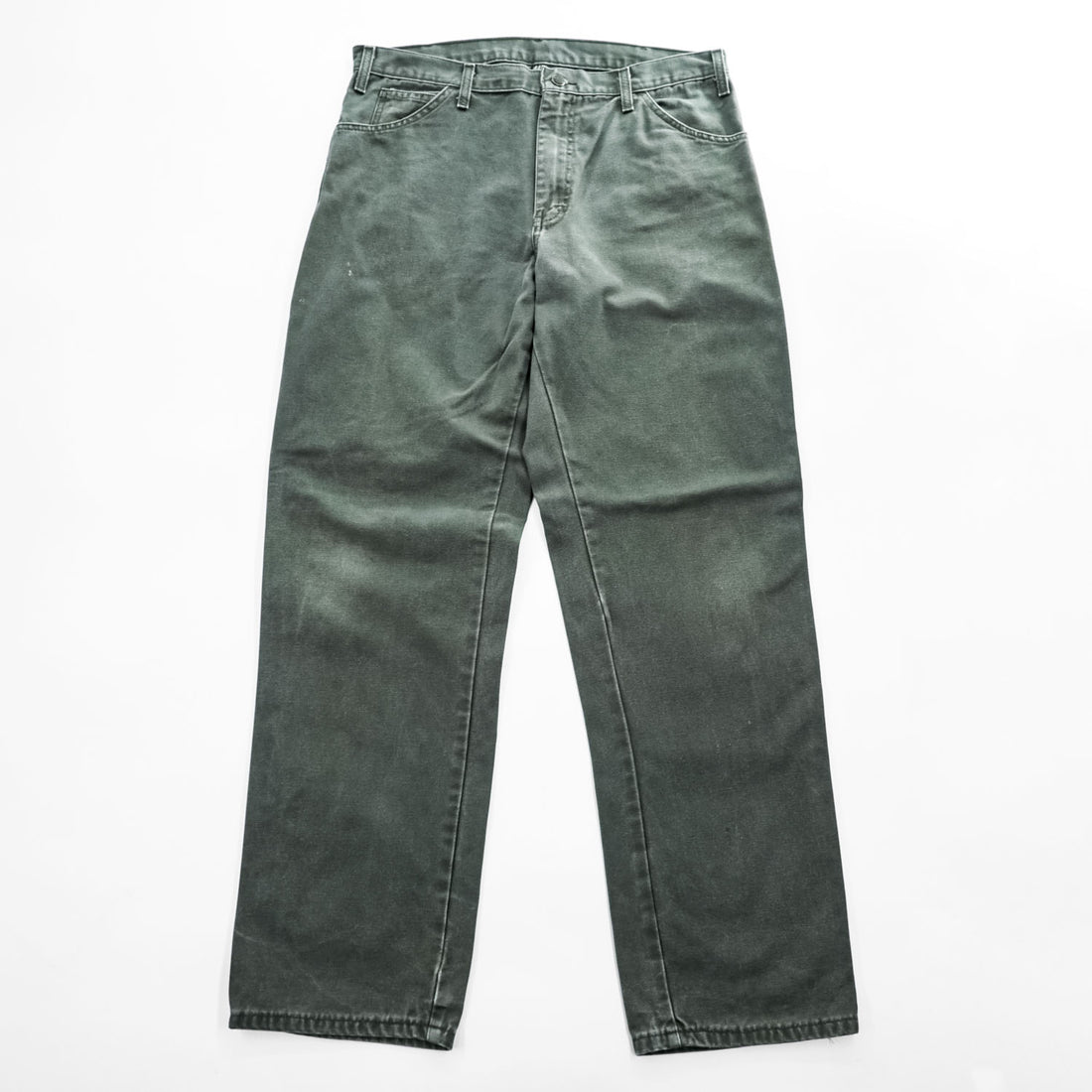 Dickies ダック地 ペインター ワークパンツ 36 x 34 カーキ グレー キャンバス RELAXED FIT 1939RMS