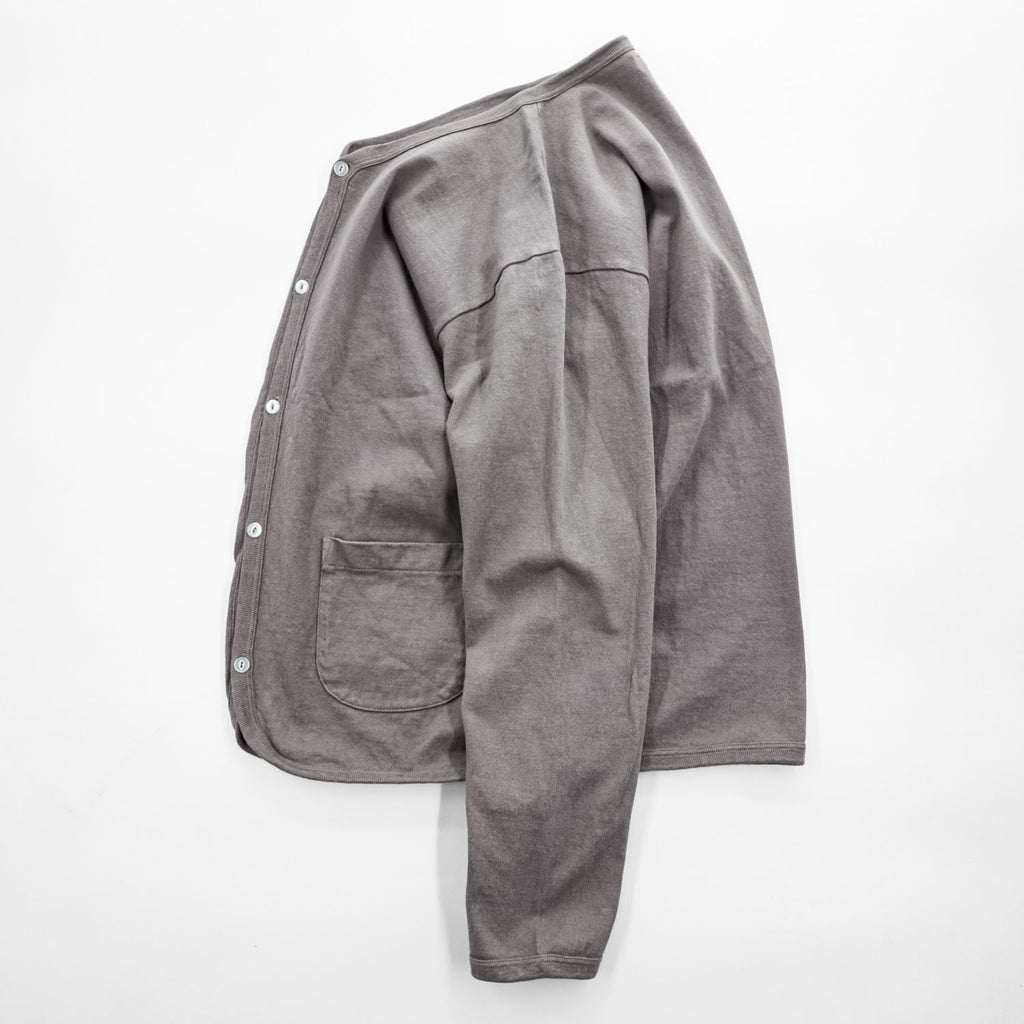 DUBBLE WORKS ( WAREHOUSE ) 日本製 ニット Vネック カーディガン L グレー