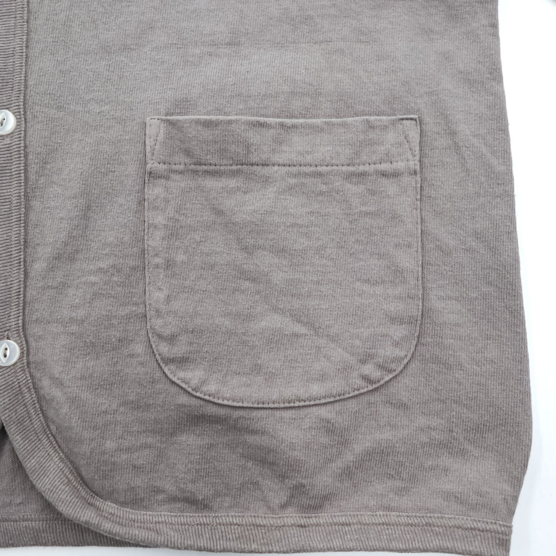 DUBBLE WORKS ( WAREHOUSE ) 日本製 ニット Vネック カーディガン L グレー