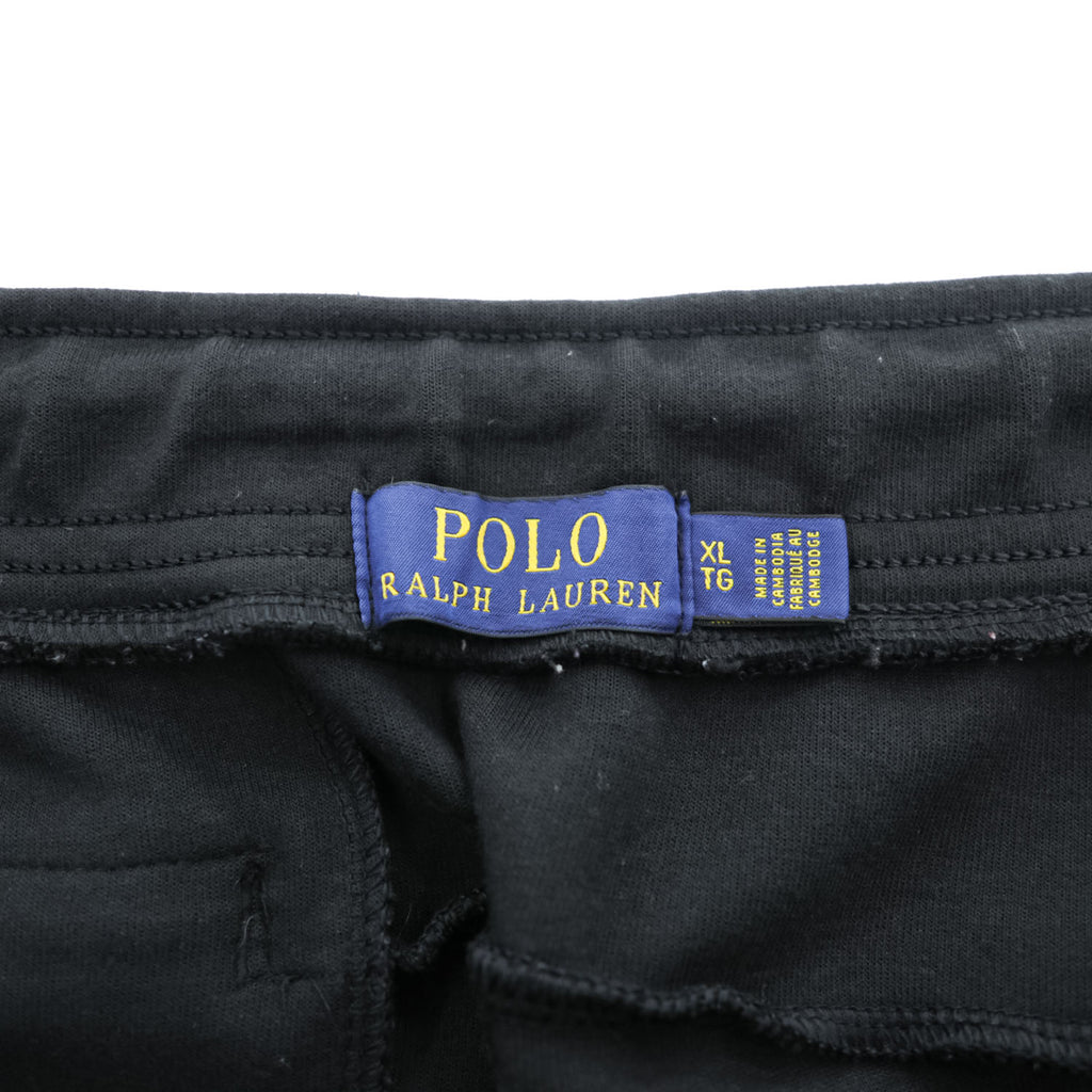 POLO RALPH LAUREN Pony Embroidered Cargo Sweat Jogger Pants Black XL