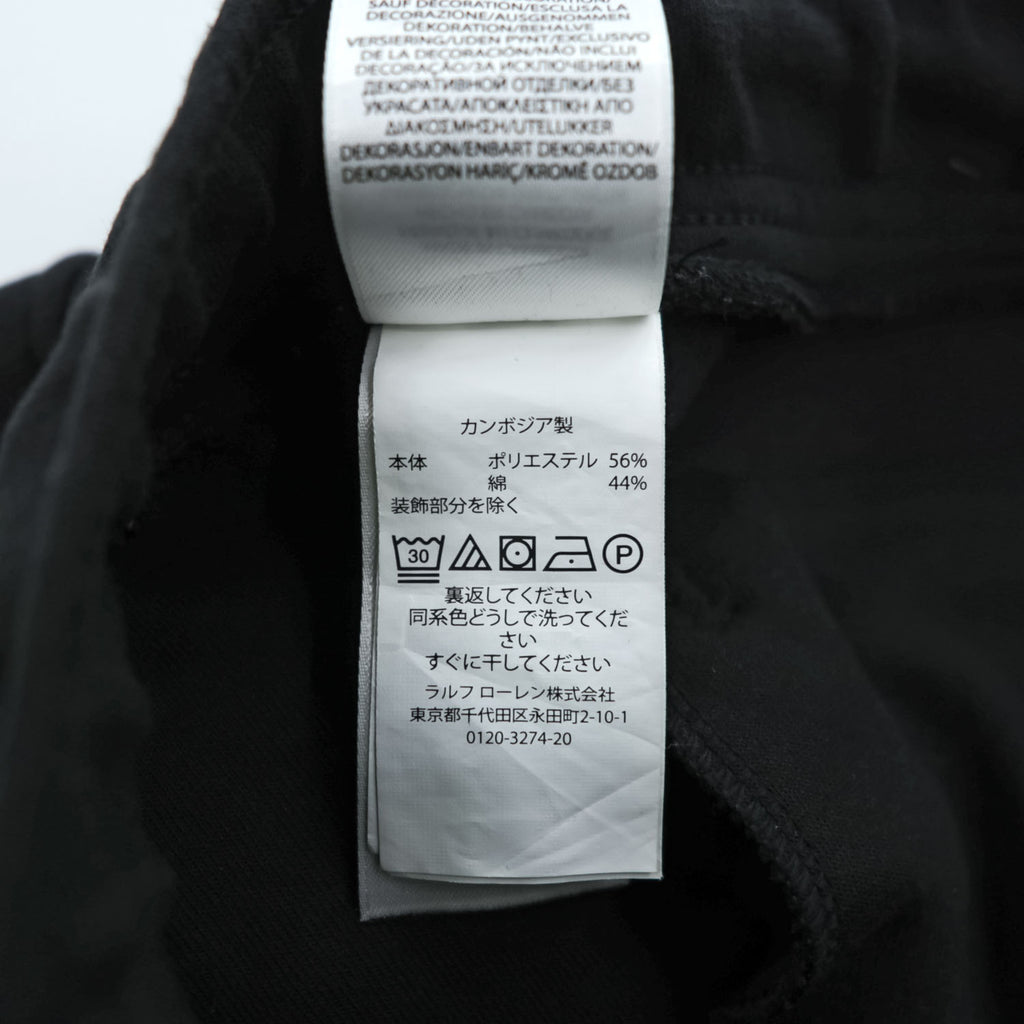 POLO RALPH LAUREN Pony Embroidered Cargo Sweat Jogger Pants Black XL