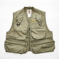 Columbia 1980s Vintage Vest, Size S, Beige, 65/35 Cloth, Item No. 1142