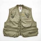 Columbia 1980s Vintage Vest, Size S, Beige, 65/35 Cloth, Item No. 1142