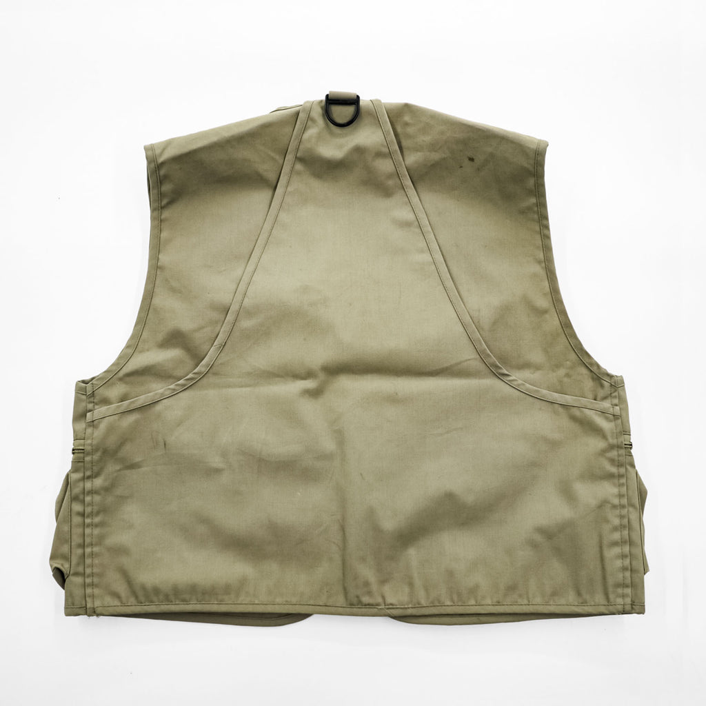 Columbia 1980s Vintage Vest, Size S, Beige, 65/35 Cloth, Item No. 1142