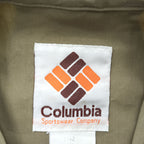Columbia 1980s Vintage Vest, Size S, Beige, 65/35 Cloth, Item No. 1142