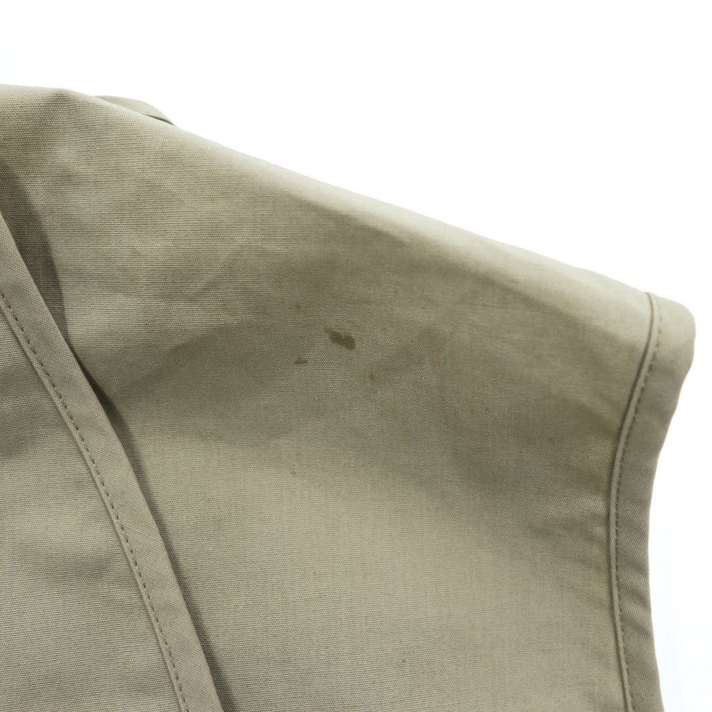 Columbia 1980s Vintage Vest, Size S, Beige, 65/35 Cloth, Item No. 1142