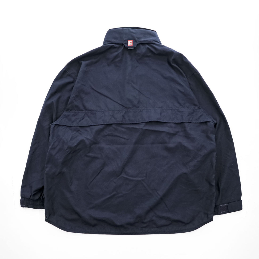 CHAPS Ralph Lauren 90年代 フード収納式 アノラックパーカー L ネイビー ドローコード ロシア製
